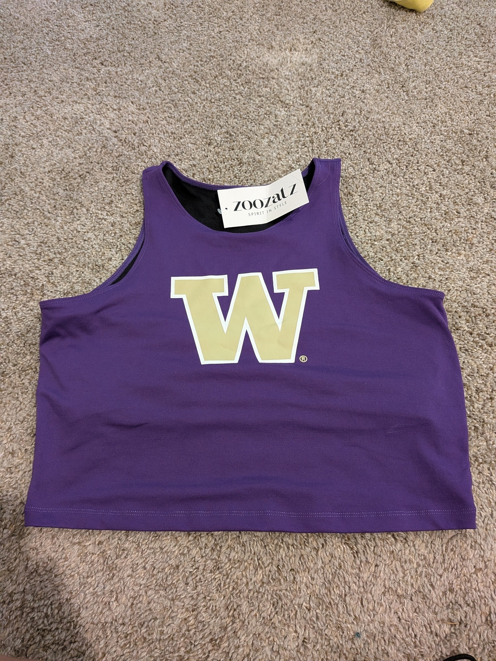 Purple Crop Tank UW